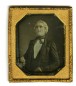 Daguerreotype of Statuesque White-Haired Man