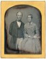 Half-plate daguerreotype of couple
