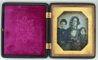 Identified Grandmother and 3 Children daguerreotype