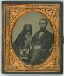 Man with Dog Ambrotype