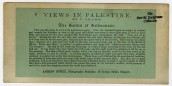 Cramb's Views in Palestine 1860